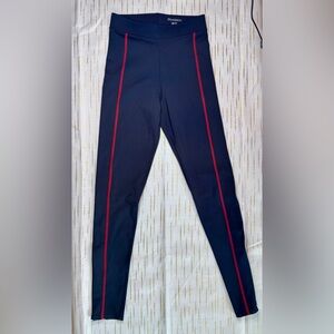 JW ANDERSON Navy Leggings with Red Stripe